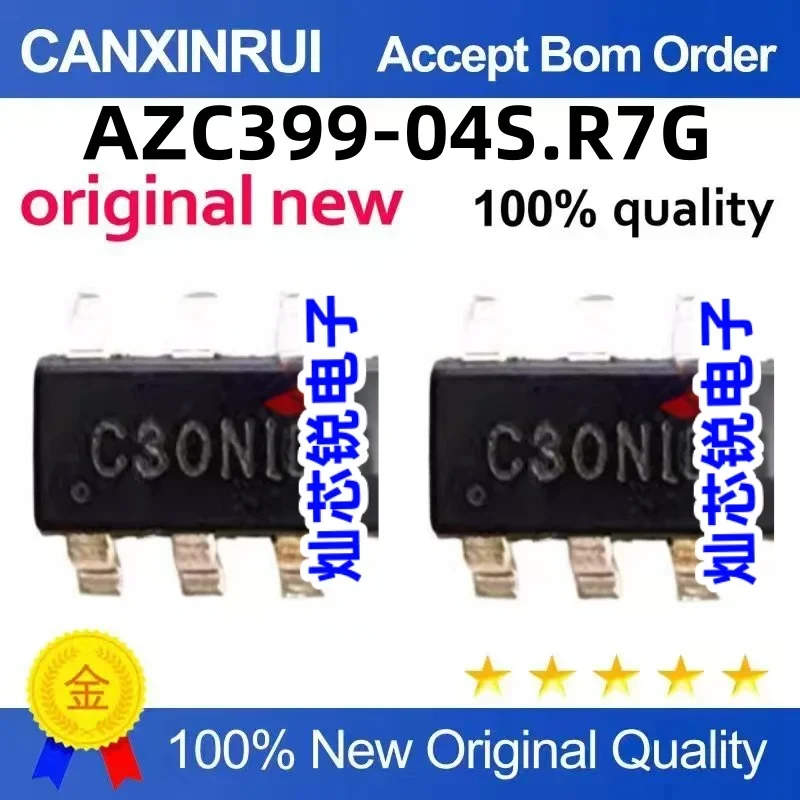 (5-100 pieces) AZC399-04S.R7G printing filament C30OH C30TH C30 start SOT23-6 spot chip IC