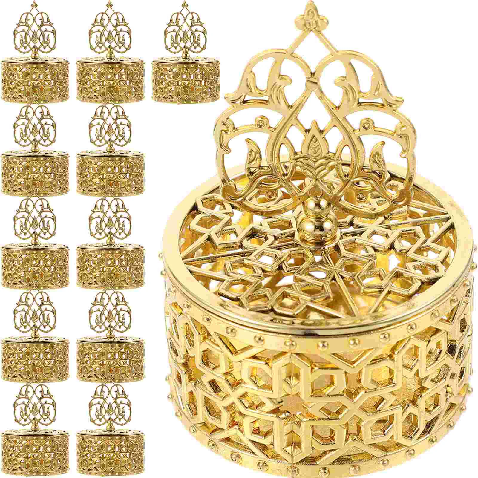 

12 Pcs Gift Boxes Decorative Party Favor Packing Candy European Style Jewelry Cases Proposal Chic Snacks Baby