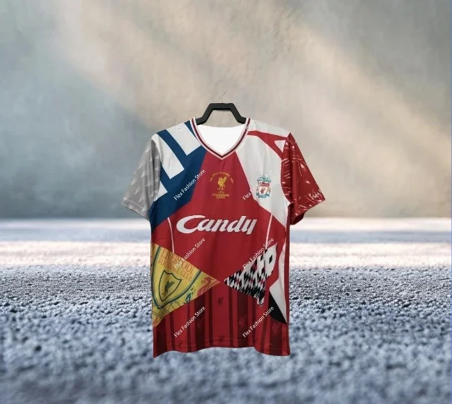 Hot Selling Liverpo Match Suit 3d Printed T-shirt Retro Special Classic  Comfortable Quick Drying