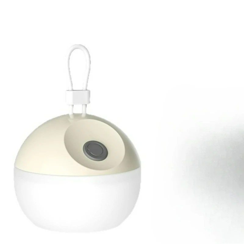 

Outdoor Silicone Rechargeable Camping Light, White Light, Soft Eye-Friendly Lighting, Tent and Camping Special Long-Lasting Lamp