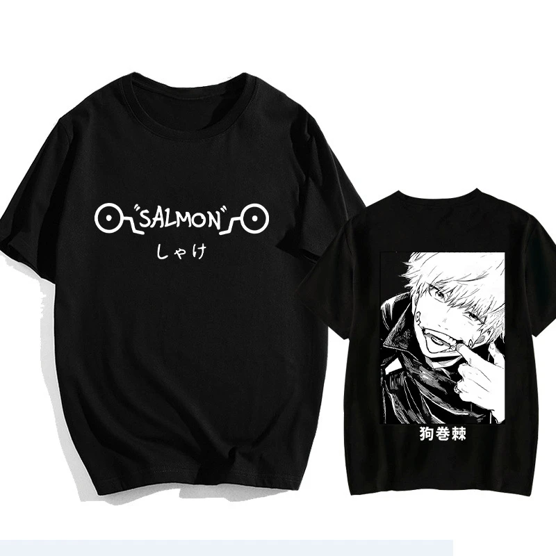 Inumaki Toge Jujutsu Kaisen Anime Trend T-Shirt Cotton Graphic Tee Men Women Summer Streetwear