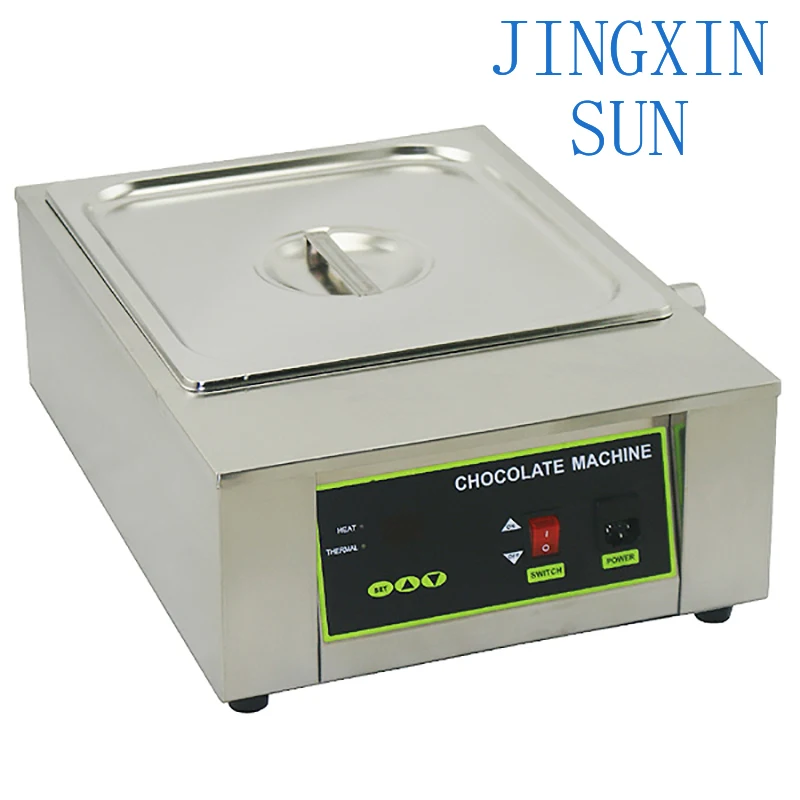 D2002-1/2 Lattice Electric Chocolate Melting Machine Digital Display Chocolate Melting Furnace Tempering Machine Heating Stove