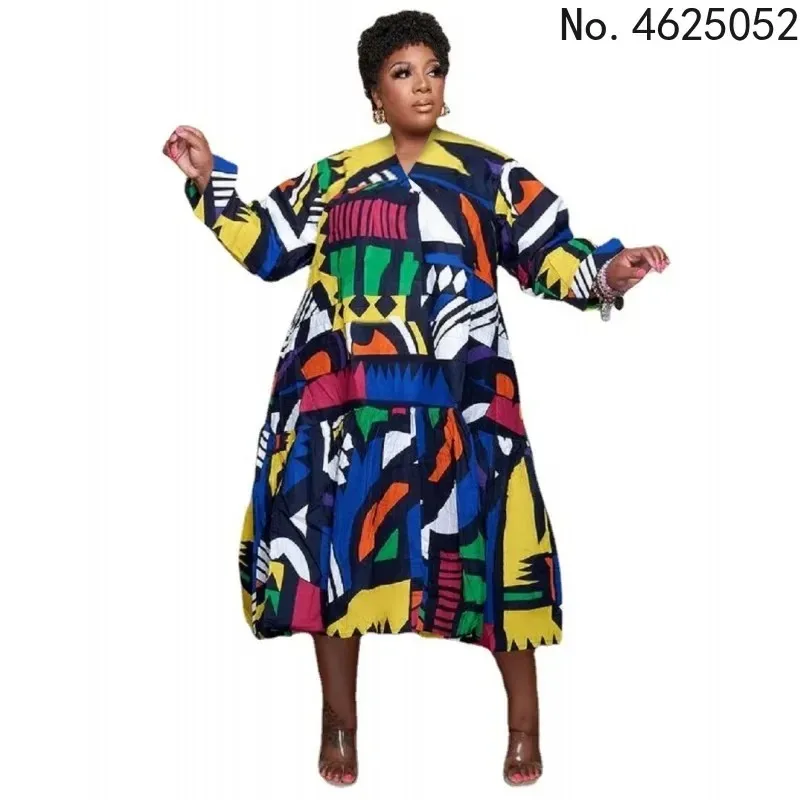 

Customized New Style Classic African Dresses For Women Dashiki Summer dress Dress Ladies Traditional African Clothing Dreaes