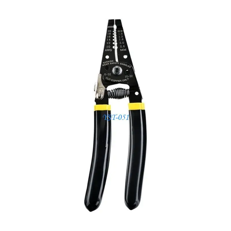 

E15A 7inch Wire Stripper 10-22AWG Cutter Crimper Copper Wire Stripping Tool