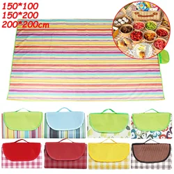 PVC Oxford Waterproof Picnic Table Mat, Foldable Beach Blanket, Camping Tent Accessory, Outdoor Camping Supply, Picnic Floor Mat