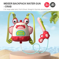 Mideer Backpack Water Gun for Children's Summer Toy Gift