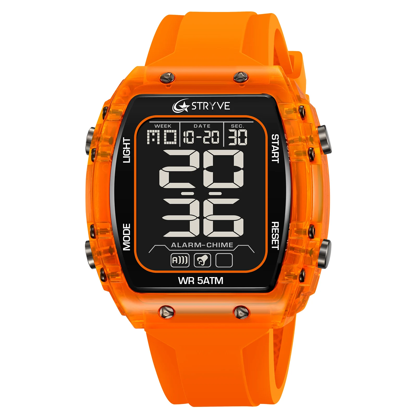 STRYVE 8031 Men's Fashion Sports Watch Digital Watch Men's LED Time Watch Men Gift