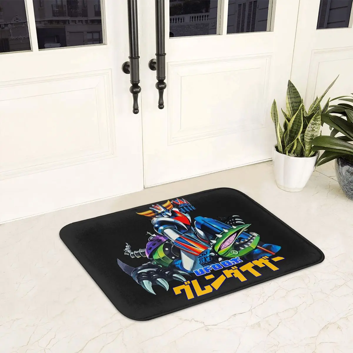 Cartoon Goldorak Grendizer Non-slip Doormat Floor Mat Water oil proof Carpet Rug for Kitchen Entrance Home Bathroom Footpad Mats