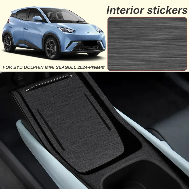 Car Carbon Interior Sticker Lifting Window Panel Decal Gear Inner Door Protective Film For BYD DOLPHIN MINI SEAGULL 2024-Present