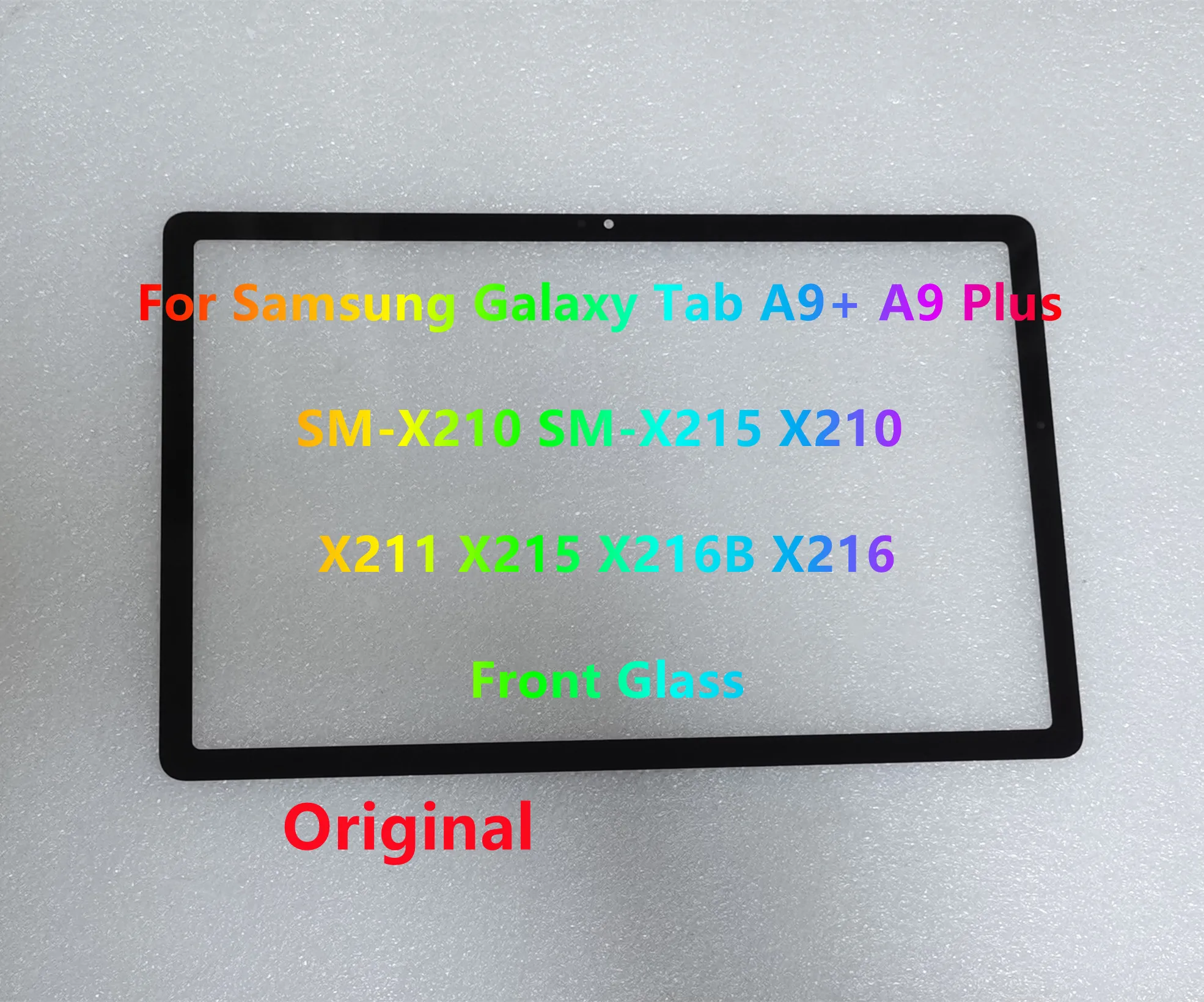 For Samsung Galaxy Tab A9+ A9 Plus SM-X210 SM-X215 X211 X215 X216B X216 X210 Touch Screen Front Outer LCD Glass Lens With OCA