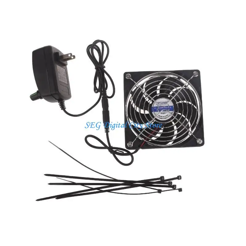 

U75B High Performances 12cm Fan with Adjustable Speed 95CFM High Airflows Efficient Cooling Solution for PC Components