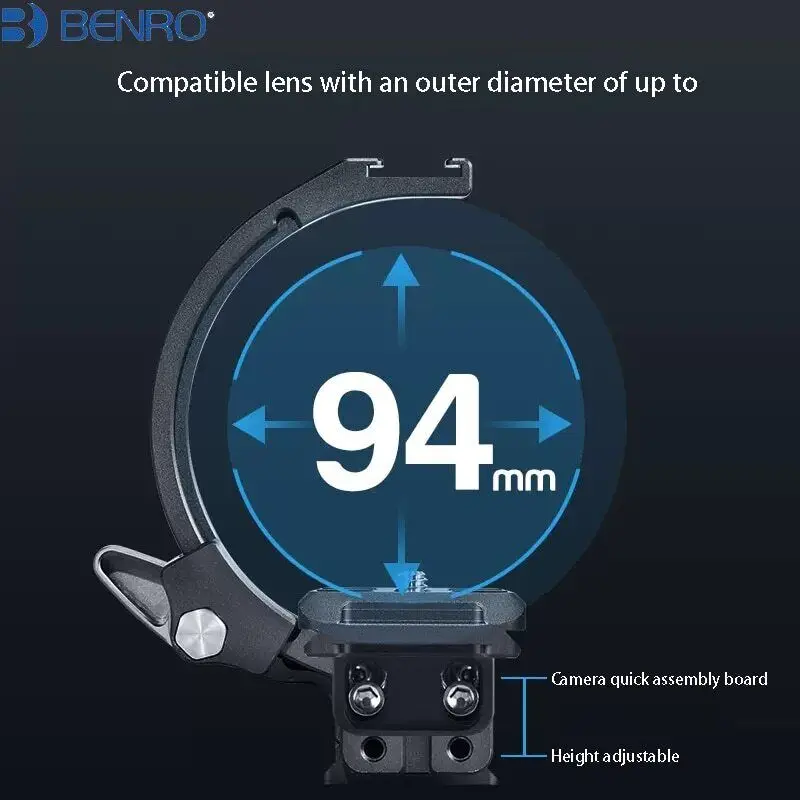 Benro QRB95 Horizontal and Vertical Shooting Rotating Stand for Manfrotto 501PL