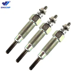 Engine Glow Plugs 8-97106549-4 for Isuzu 3LB1 3LD1 4LB1 4LE1 Excavator Generator for Hitachi EX29 30 32 35 36 Minidigger Daewoo