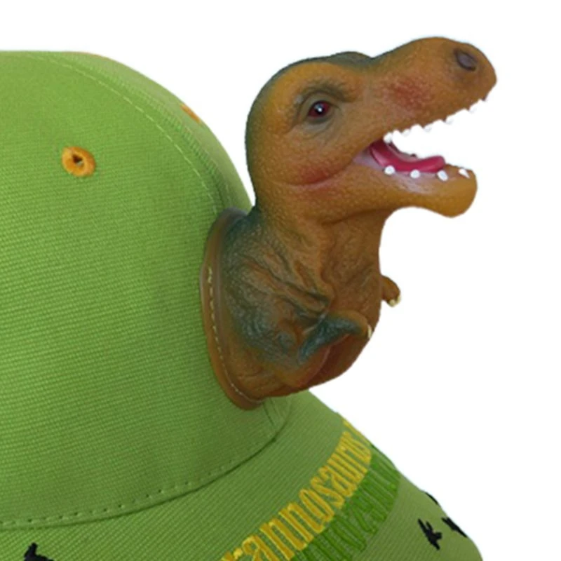 400A Adult Children 3D Cartoon Fierce Dinosaur Cotton Baseball Cap Funny for Sun for Protection Sport Adjustable for Snapback