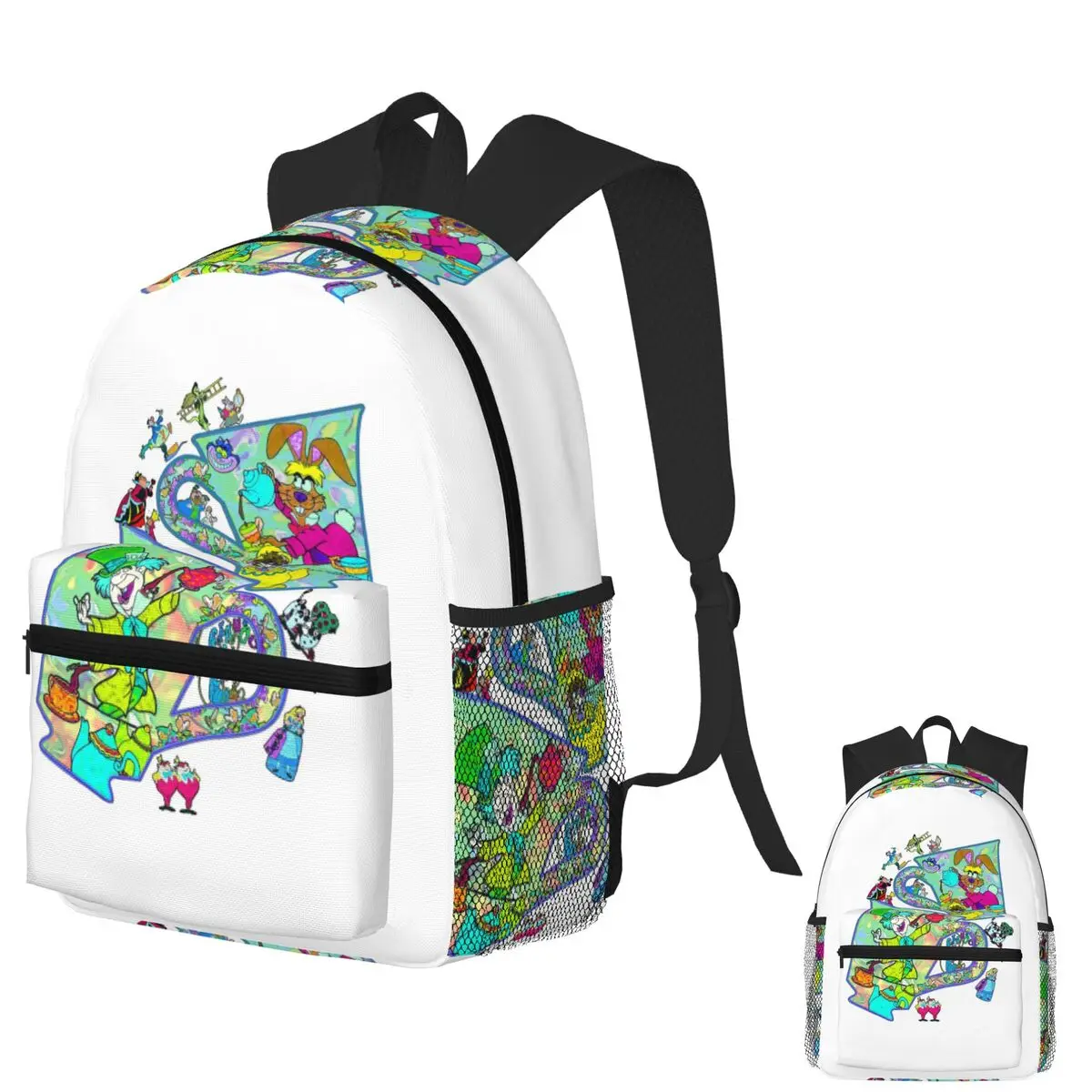 

Wonderland Student Backpack School Bag Hiking Travel Daypack for Boys Girls Fashion Bookbag Shoulder Bags