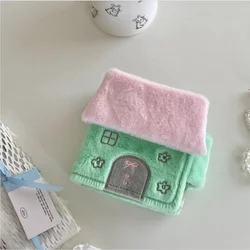 New House Shape peluche Kpop porta carte fotografiche raccoglitore Album 3 pollici Idol Photo Cards Collection Book Kpop Stationery