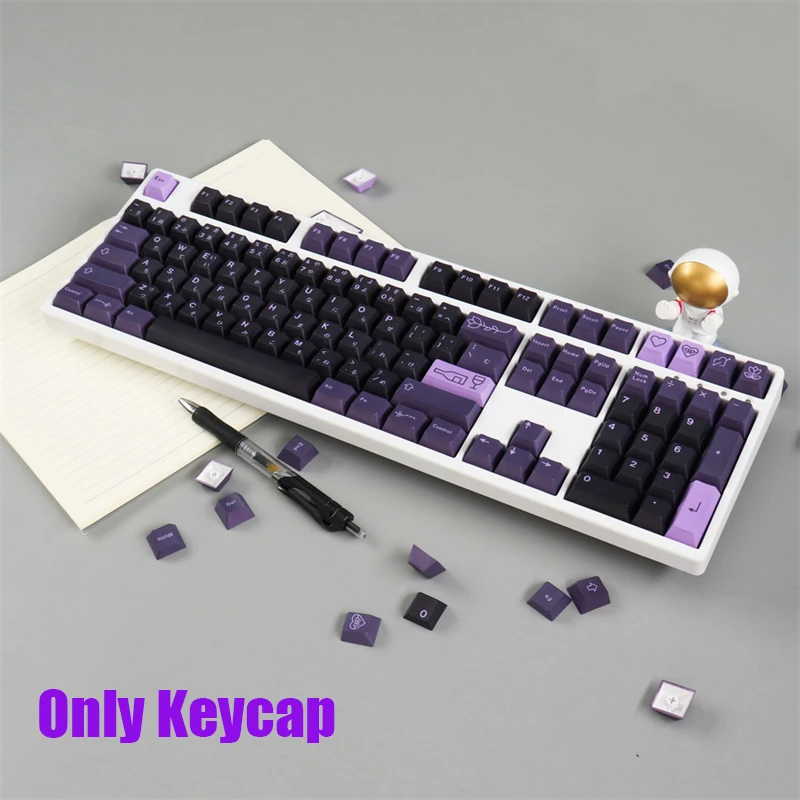 Imagem -02 - Gmk-first Love Cherry Profile Pbt Keycap Teclado Mecânico Iso Alice 2.75u 7u Barra de Espaço Suplemento Japonês Tintura-subbed 129 Key