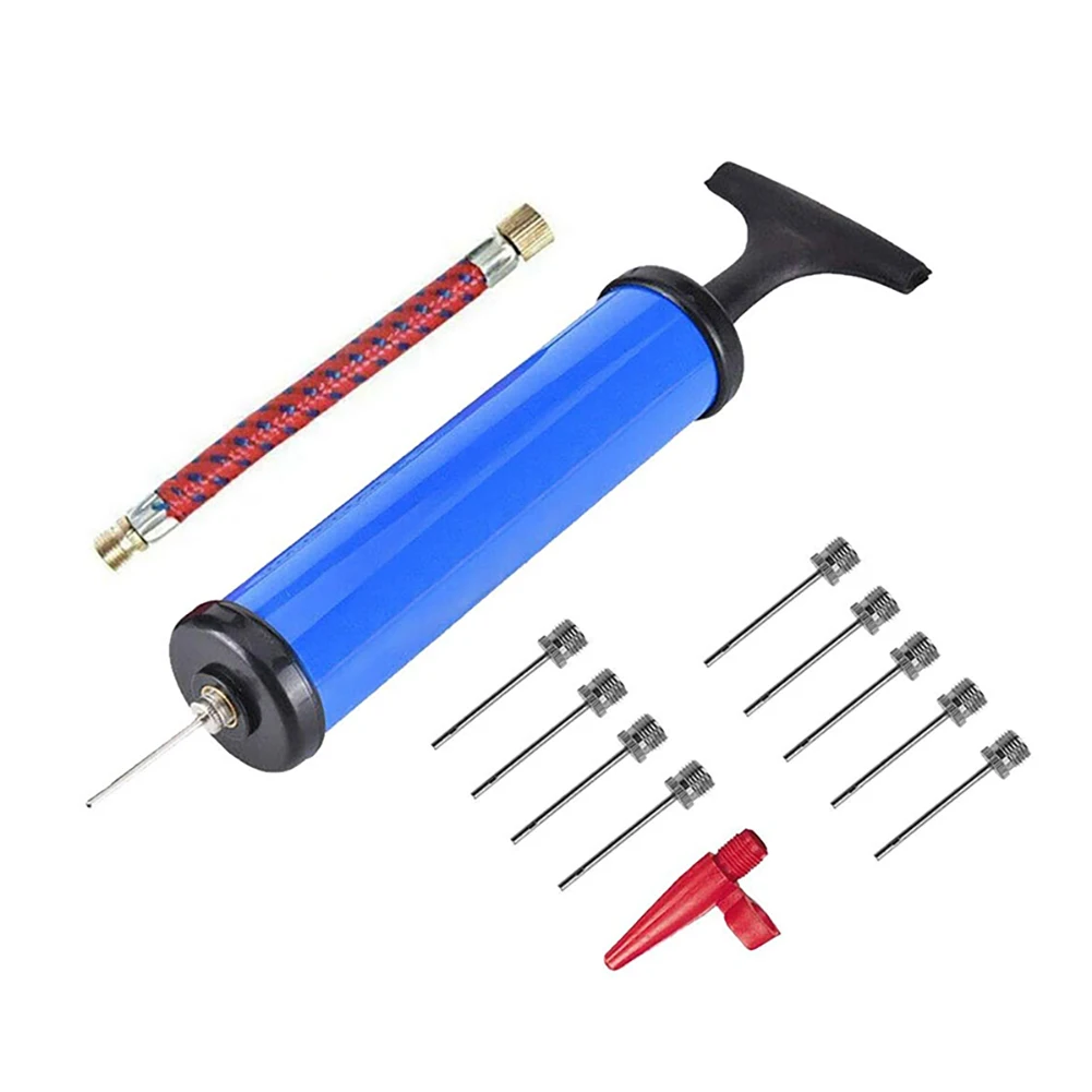 1 Set Inflator Ball Pump Needles Valve Adapter Set For Basketball Football Balloons Volleyball And Rugby