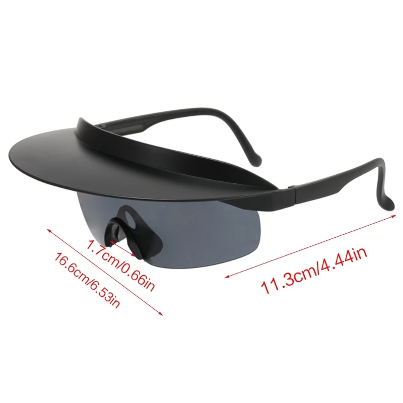 Visor Shade Sunglasses Sunglasses With Visor Attached Visor Attaches To Sunglasses Windproof Sunglass Cycling Sunglasses