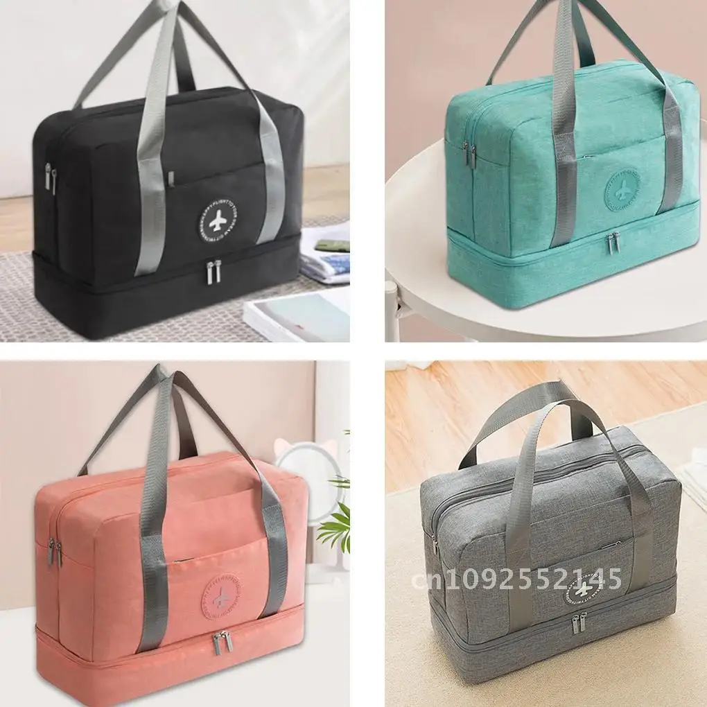 

Luggage Dry Wet Separation Storage Bag Luggage Organizer Handbag Travel Bag Storage Mesh Duffle Bag Shoes with Packing Clothing