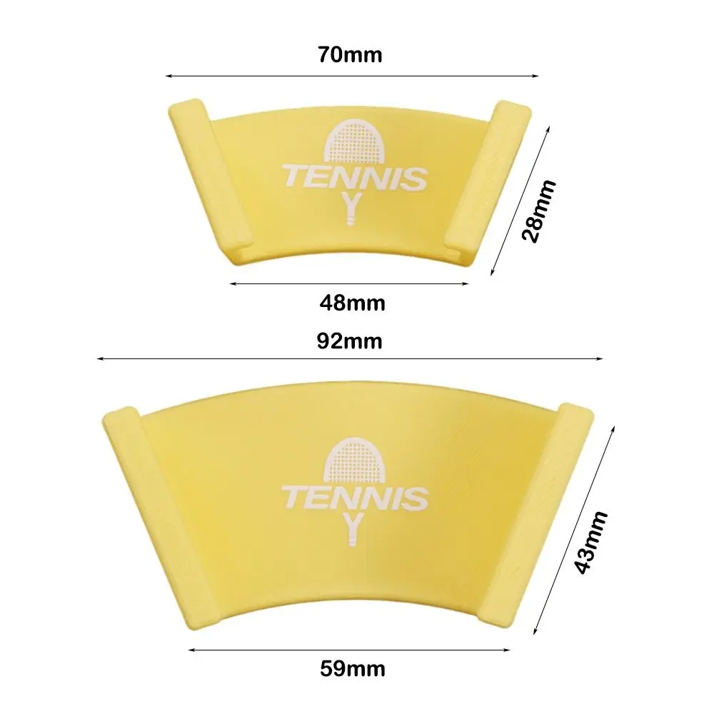 Wall Mounted Tennis Racket Wall Rack Self-adhesive Plastic Badminton Rackets Holder Punch-Free Durable