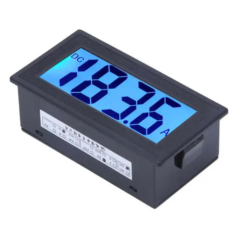 YB5135DB DC0-2V/10V/20V/200V/500V Digital Voltmeter LCD Display Voltage Meter AC100-240V Power Supply