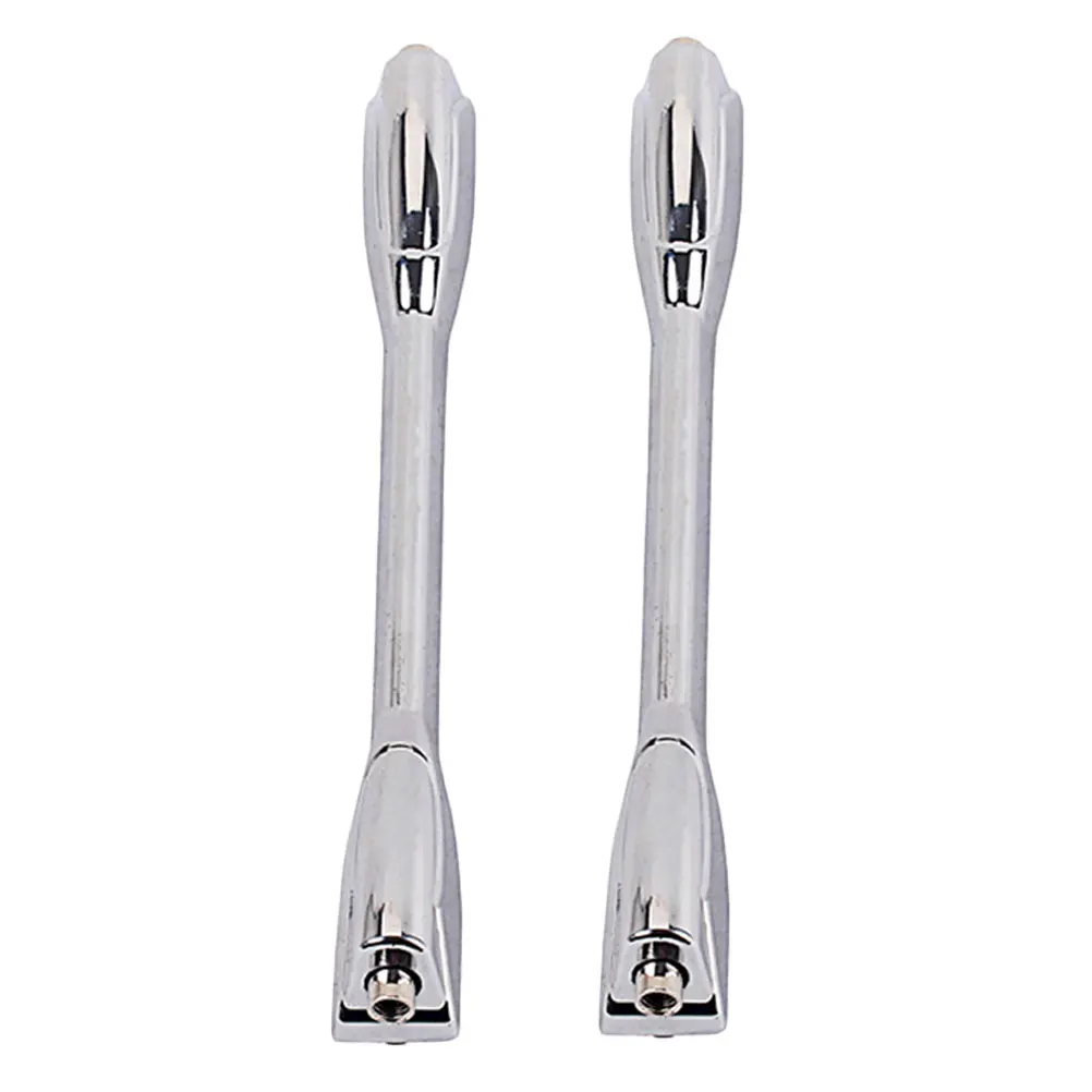 

2 Pcs Long Drum Lug Hooks for Snare Drum 200x24x13mm Zinc Alloy Lightweight Chrome Finish Replacement Percussion Parts