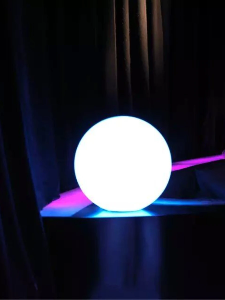 Bolas de luz LED inalámbricas con control remoto, batería de 20cm de diámetro, para VC-B200 de eventos o bodas