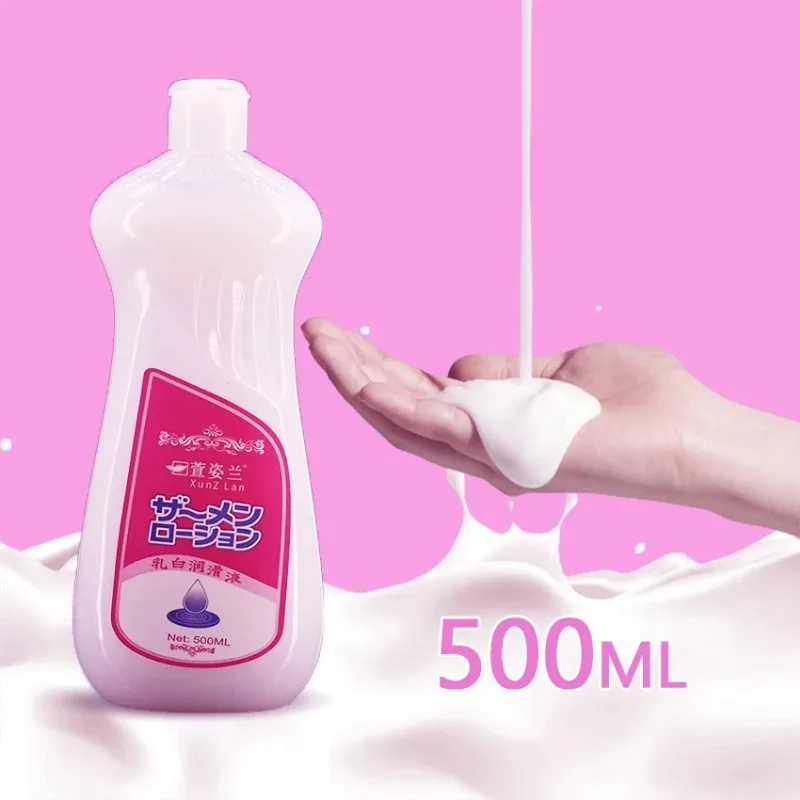 Pelumas Jepang untuk seks 200ml/300ml/500ml Semen pelumas simulasi seks untuk pasangan Vagina minyak Anal pelumas barang dewasa intim