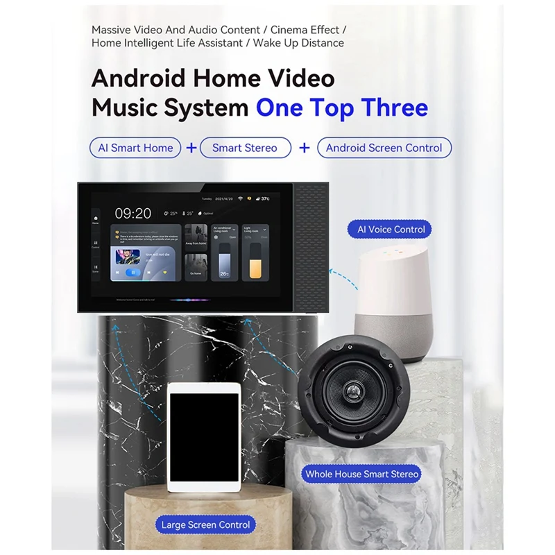 Wifi 6.8 Inch Zigbee Gateway Panel Touchscreen Control Fit For Tuya Smart Appliance Smart Gift