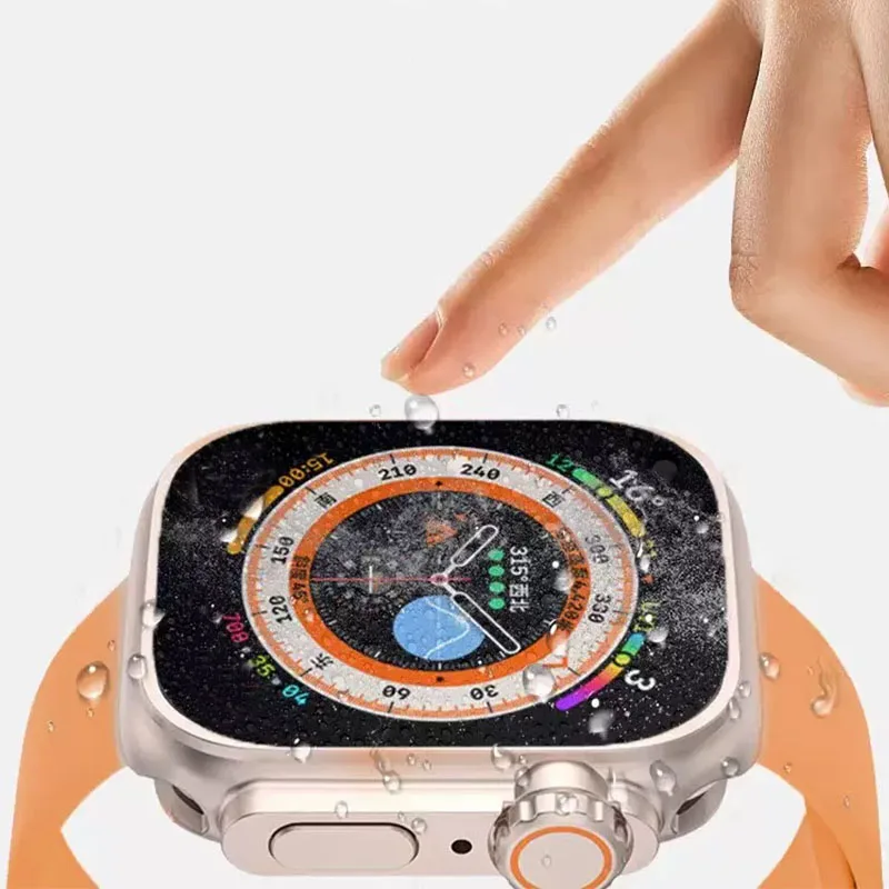 Стекло + чехол для Apple Watch 45 мм 40 41 44 мм Защитная пленка для экрана спереди и сзади, сменная на ультра-бампер iWatch Series 9 8 7 6 5 4 SE