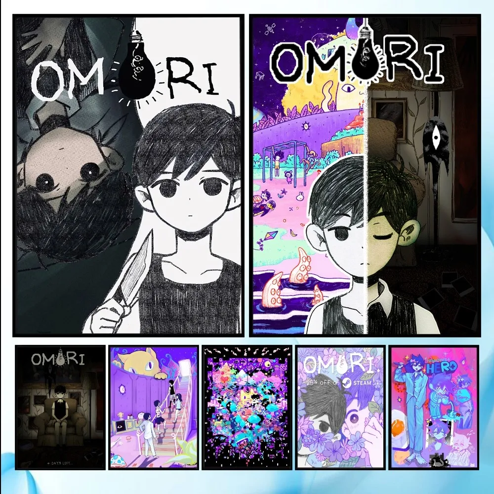Hot Game O-Omori Poster HD art sticky wall waterproof home living room bedroom bar aesthetic decoration