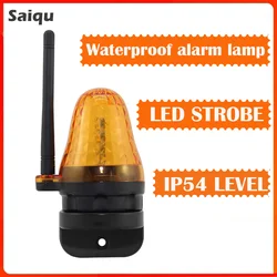 LED Signal Alarm Light Strobe Flashing Emergency 12V 24V 220V Warning Lamp Wall Mount for Automatic Garage Door Gate Opener