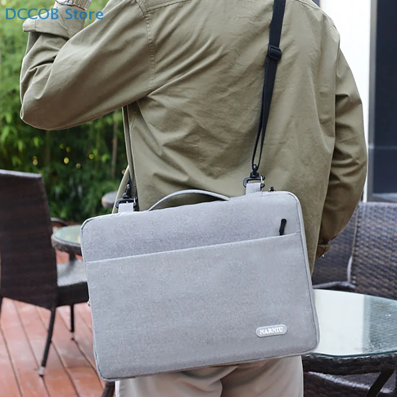 

Durable Notebook Case with Crossbody Strap for 11 13 14 15.6 inch, Macbook, Lenovo, HP, Dell.