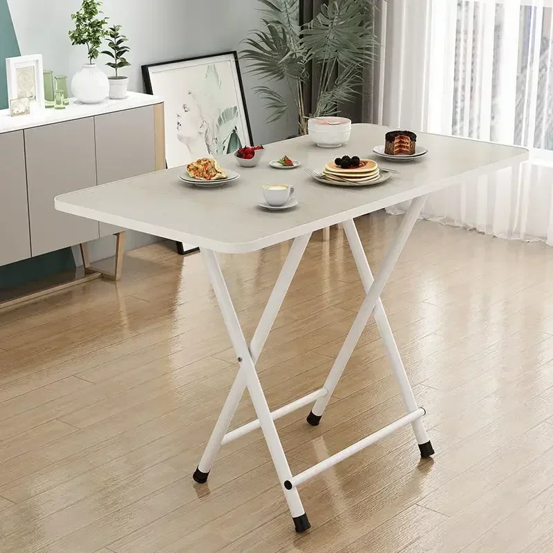 Furniture Simple Household Small Apartment Folding Table Eating Table Student Study Dormitory Portable Parallel Bars Ground Mark
