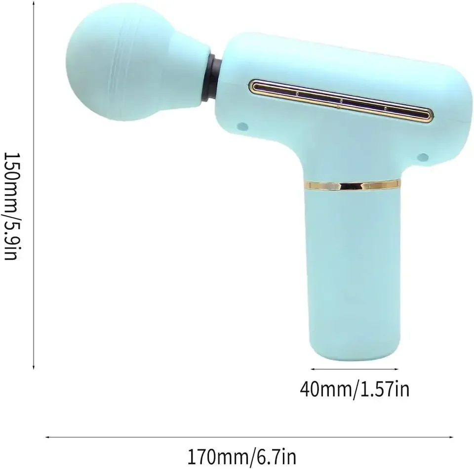 2026 Booster Muscle Massage Gun MINI Massager Fascia Gun Back Massager Small Vibrator Muscle Relaxant Fitness Body Pain Relief