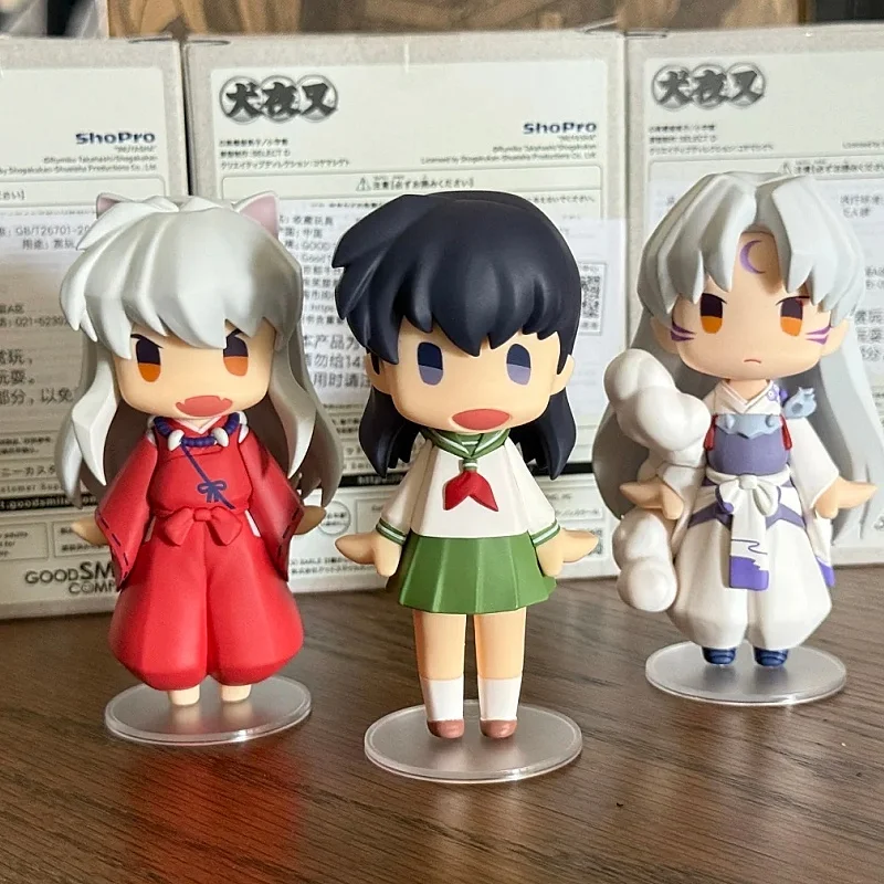 Véritable Gsc Inuyasha bon sourire série Inuyasha figurine Sesshomaru modèle Kagome Higurashi Figurines cadeau jouet