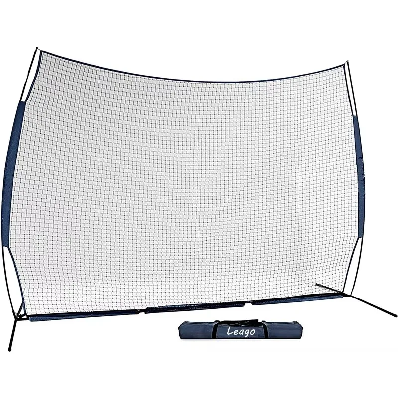 1 Portable 12ft*9ft Indoor Golf Net Soccer Football Lacrosse Softball Safety Barricade Barrier Softbacker Backstop Net 2025