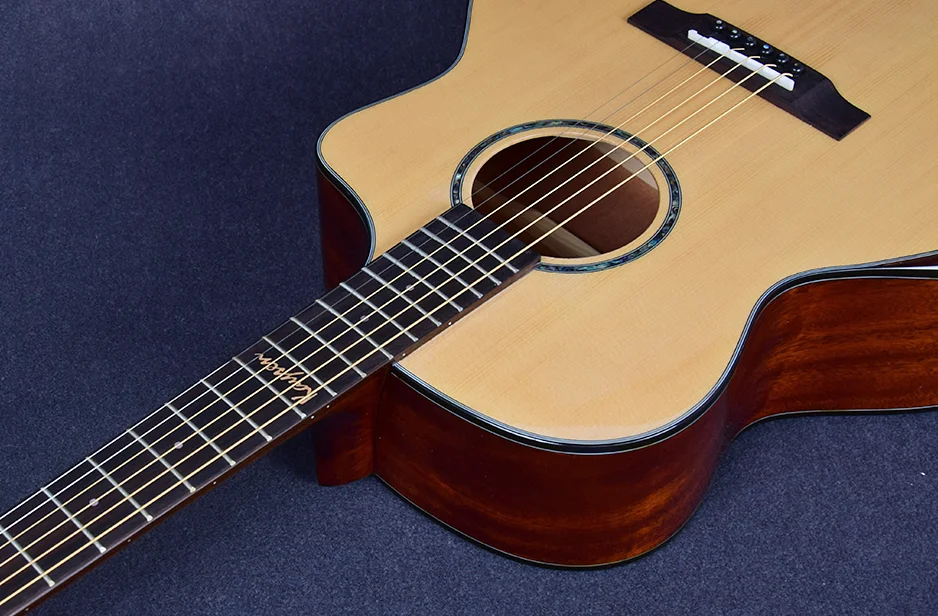 Handmade 41inch solid spruce top acoustic guitar with rosewood Armrest from china manufacturer