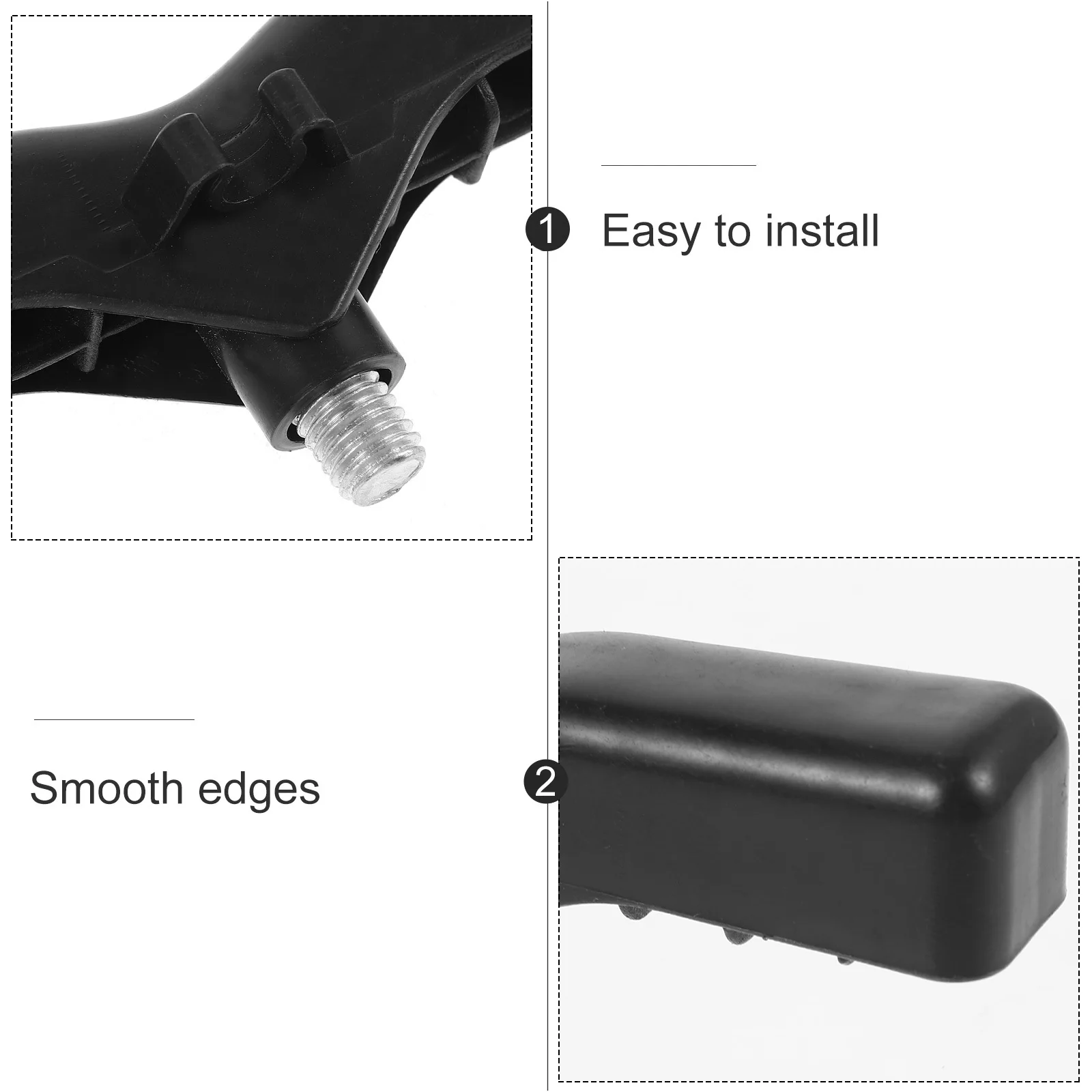 

Plastic Hand Pump Handle Replacement Durable Sturdy Inflator Handle for Bike Tire Pump Accessory Inflation Tube Handles