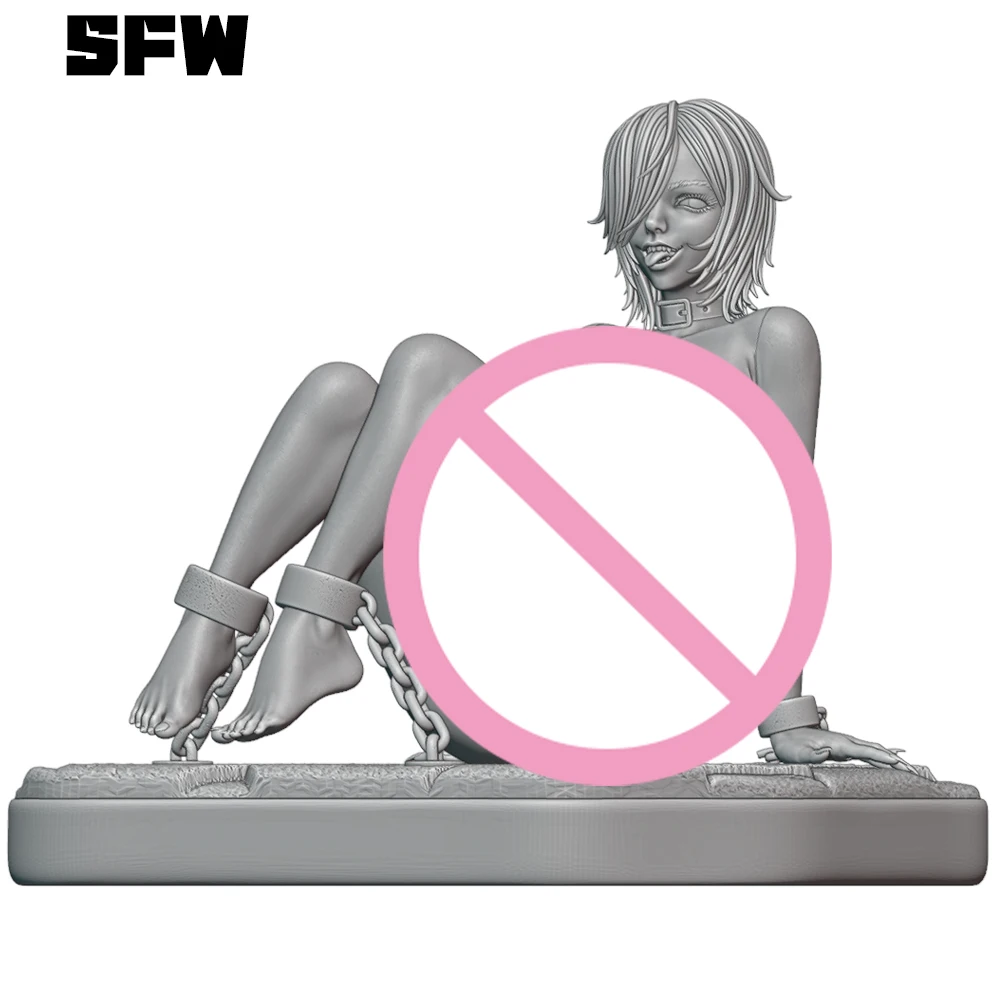 NSFW موموجي فيرونيكا 1/24 مقياس الراتنج نموذج لجسم عدة مثير ديوراما المفكك غير مصبوغ دمية ثلاثية الأبعاد الطباعة لتقوم بها بنفسك تمثال الحرف لعبة