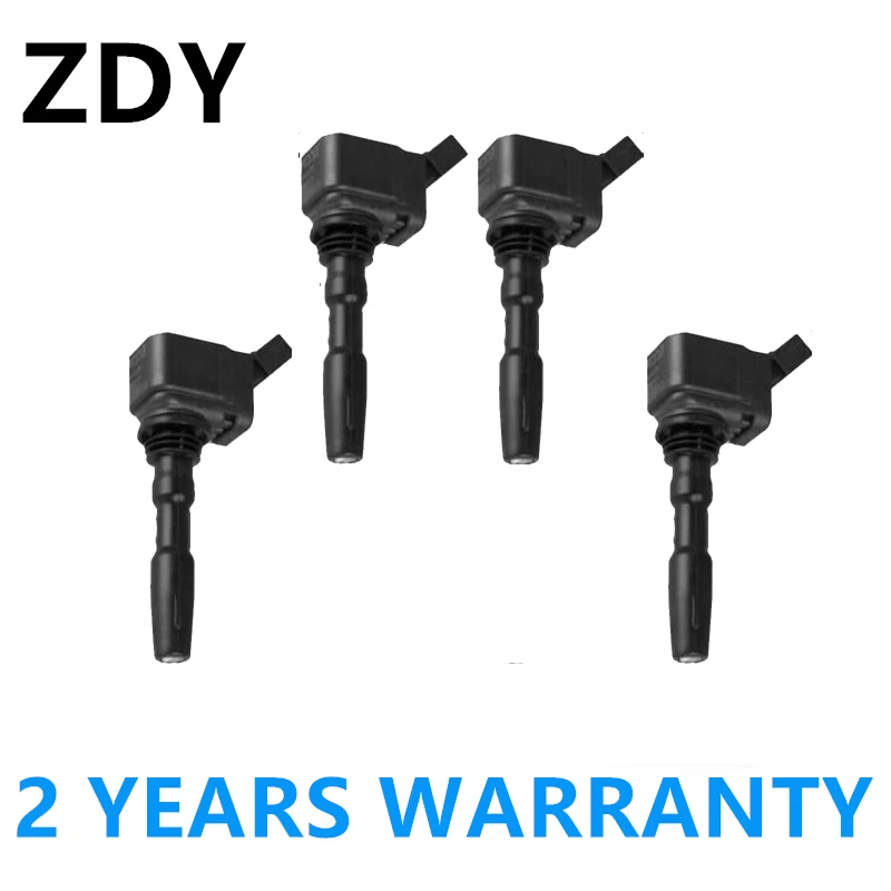 

4PCS Engine Ignition System Ignition Coils 04E905110B 04E905110C 06E905110H For Audi A2 A3 A4 A5 A6 Q2 Q3 For VW Golf Jetta Polo