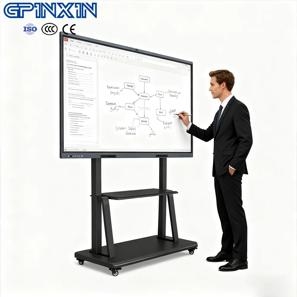 Interactive Smart Board  Whiteboard Software 55 65 75 86 Inch Whiteboard For School Classroom Teaching Electronic
