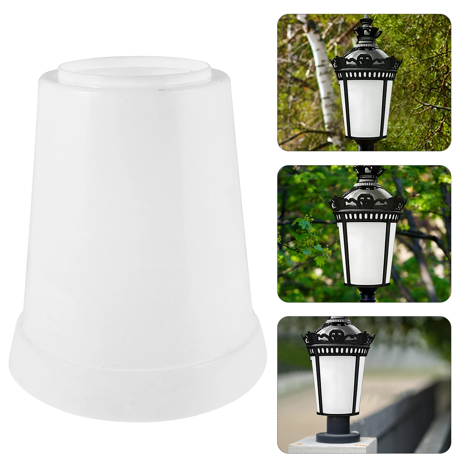 Shade Accessories Porch Light Cover Post Fixture Mount Lampshade Replacement Street Outdoor Acrylic Cover Posts For Outside
