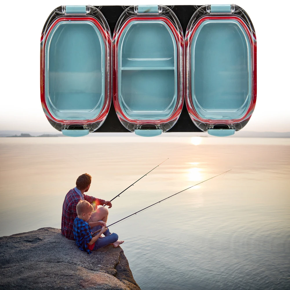 المغناطيسي الصيد هوك في الهواء الطلق معدات صيد الأسماك الملحقات صندوق مقاوم للماء الصيد الملحقات صندوق ل باس الكارب الصيد الملحقات #5