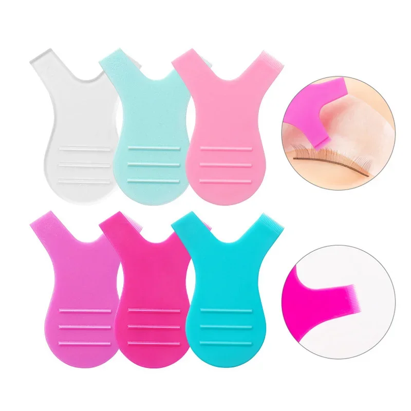 Brosse à cils en plastique réutilisable en forme de Y, pour faux-cils, recourbe-courbé, Extension de cils, outils de nettoyage de maquillage pour femmes, 20/50 pièces