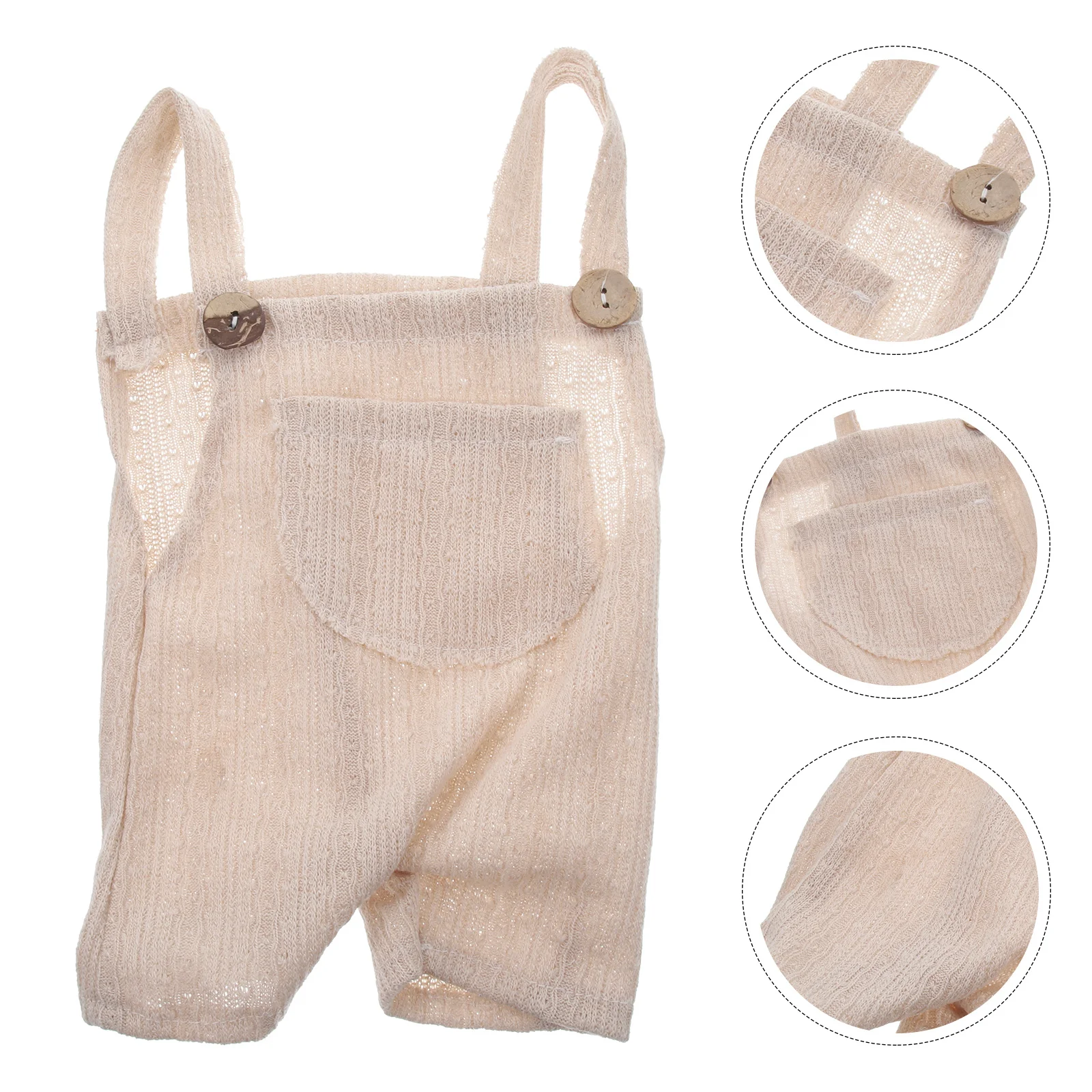 

Baby Sleeveless Suspender Jumpsuits Newborn Summer Outfit Comfortable Breathable Baby Summer Jumpsuits Photo Shoot Clothes