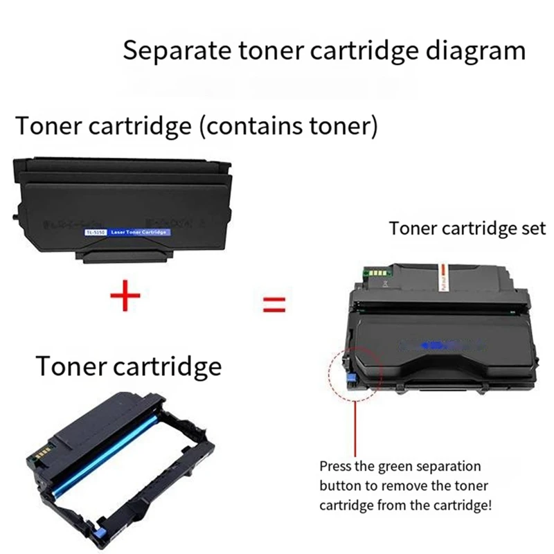 Cartucho de tóner para Pantum BP5150DN, TL-5150 de polvo, BP5155DN, bm5155dn, DL-5150