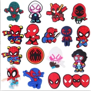 Disney Marvel Deadpool Collection Spiderman Batman Shoe Charms for Crocs Diy Decoraciones de zapatos Sandalia Decorar regalos para niños 12 mejores ventas Batman 2022 - №10