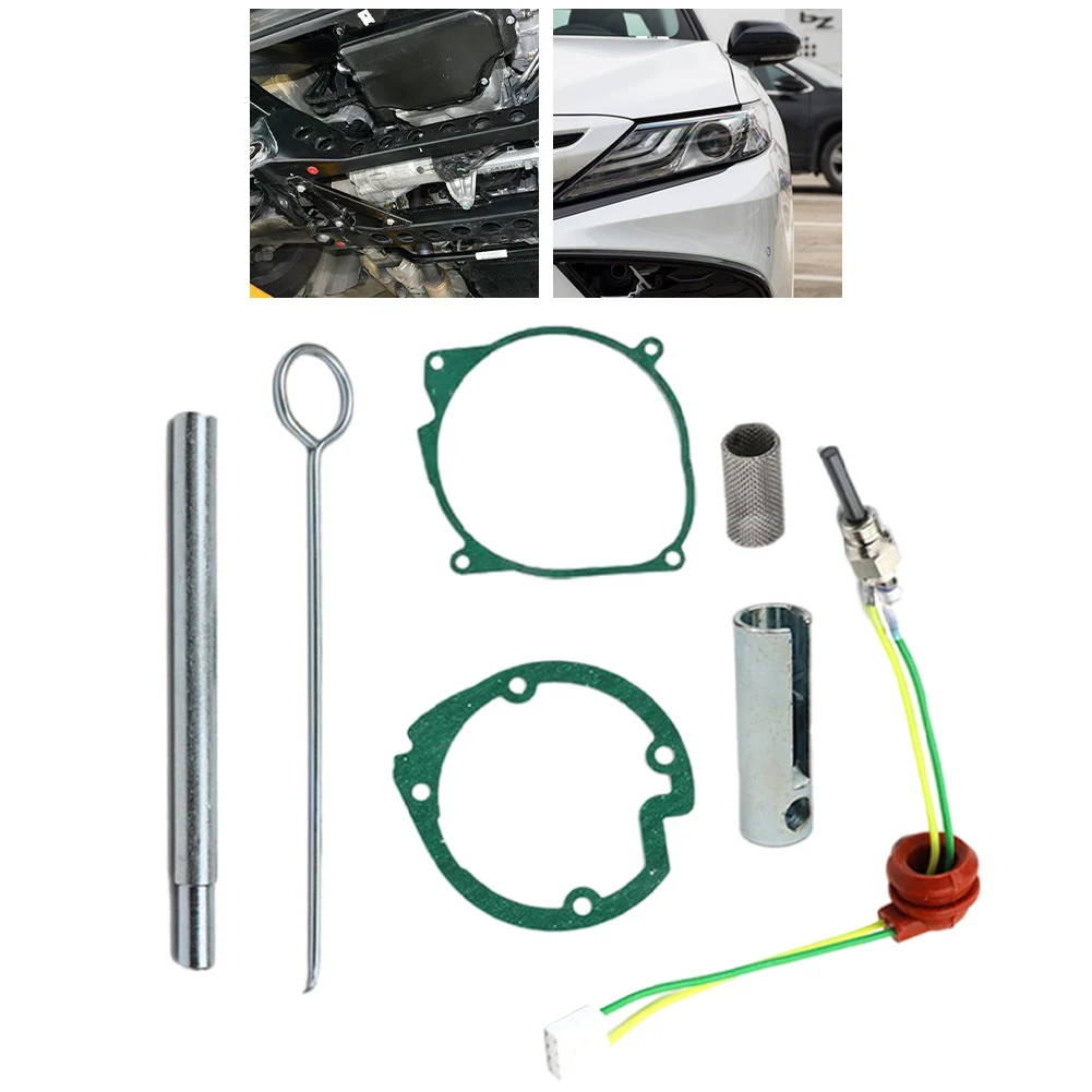 

7PCS Glow Pin Ceramic Plug 12V/24V Car Parking Heating Kit Ceramic Glow Plug Wrench Gasket Air Diesel Parking Heater Repair Kit